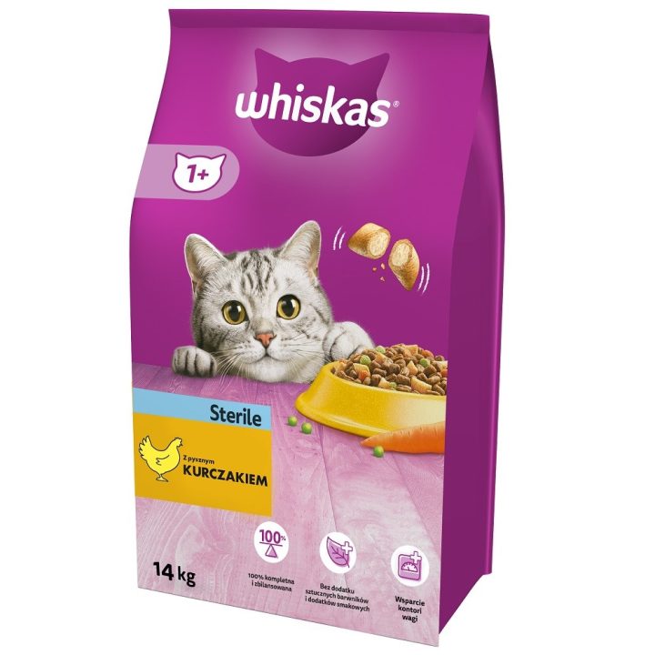 ?Whiskas STERILE cats dry food Adult Chicken 14 kg