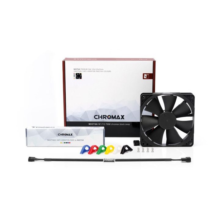 Noctua NF-F12 PWM chromax.black.swap Computer case Fan 12 cm