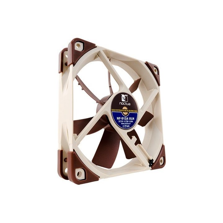 Noctua NF-S12A ULN Computer case Fan 12 cm Beige Brown
