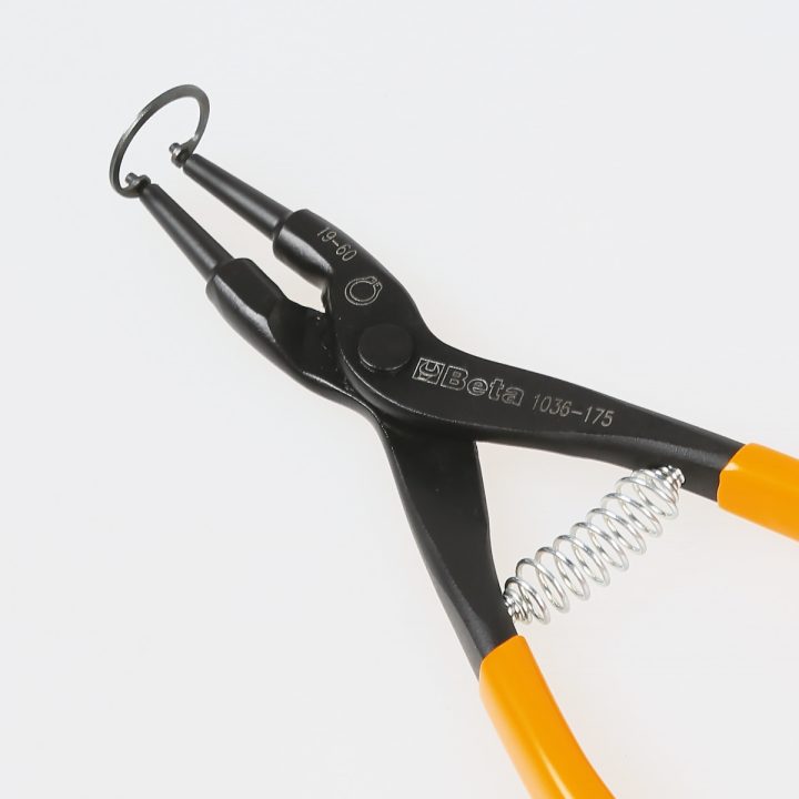 Beta 1036 140X13 Pinza per anelli seeger esterni a becchi dritti 010360014