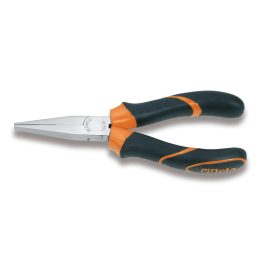 Beta 1008BM 160 Pinze a becchi piatti lunghi zigrinati impugnatura bimateriale 010080036