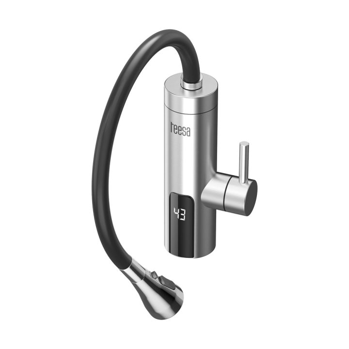 Teesa instantaneous water heater with flexible spout TSA4107 metal