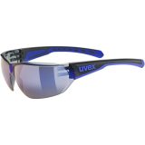 UVEX Equate cycling glasses black/blue matt/mirror blue