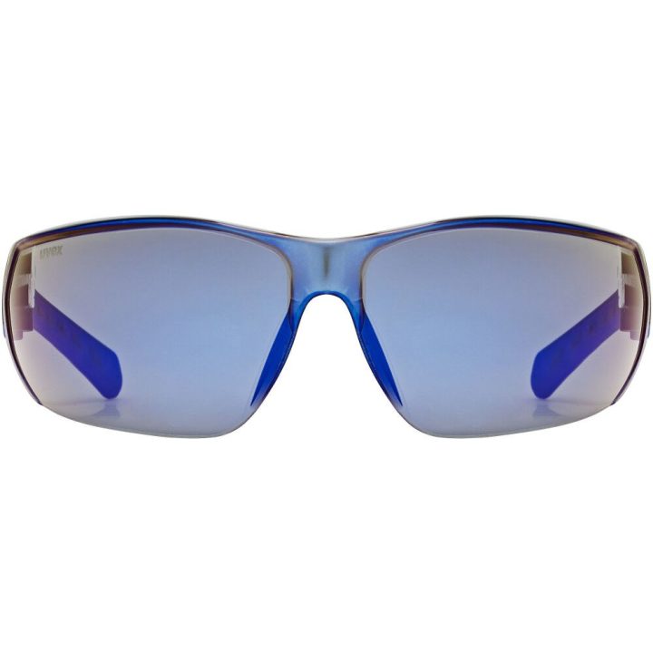 UVEX Equate cycling glasses black/blue matt/mirror blue