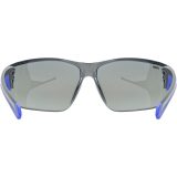 UVEX Equate cycling glasses black/blue matt/mirror blue