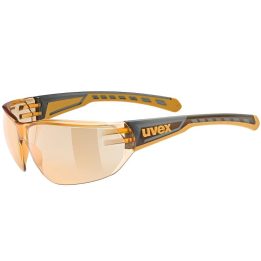 UVEX Equate cycling glasses Smoke/Orange