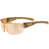UVEX Equate cycling glasses Smoke/Orange