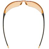 UVEX Equate cycling glasses Smoke/Orange