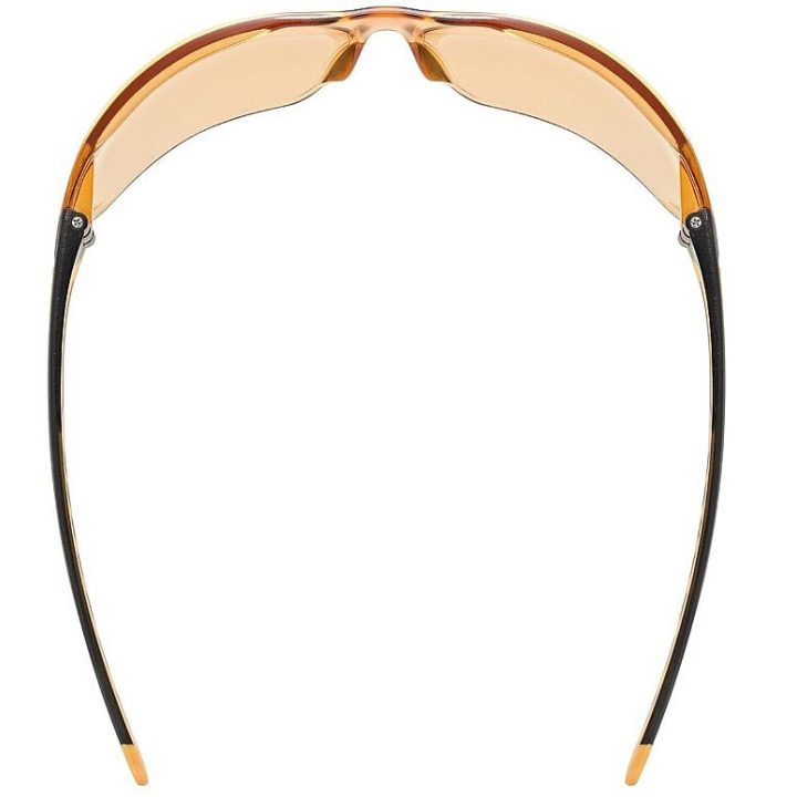 UVEX Equate cycling glasses Smoke/Orange