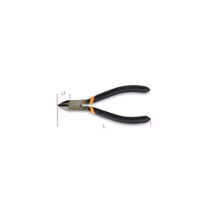 Beta 1081 125 Tronchese a tagliente semiraso manici ricoperti con 2 strati di PVC antiscivolo 010810130