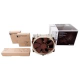 Noctua NH-U14S computer cooling component Processor Cooler 12 cm Brown Stainless steel