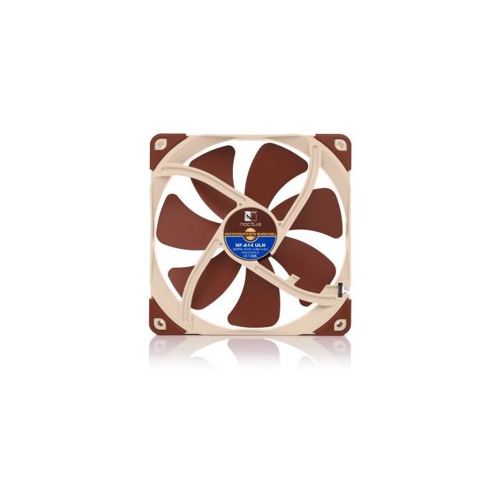 Noctua NOC-NF-A14-ULN computer cooling component Computer case Fan 14 cm Beige Brown 1 pc(s)
