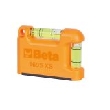 Beta 1695XS Livella tascabile con base a "V" magnetica in alluminio profilato 2 fiale infrangibili precisione 1mm/m 016950250