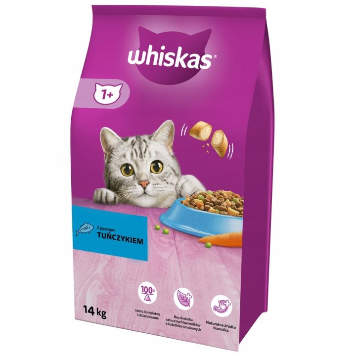 WHISKAS Adult with delicious tuna - dry cat food - 14kg