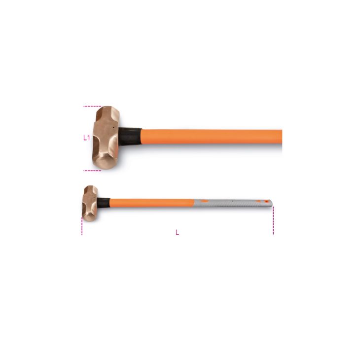 Beta 1381BA/PL 5000 Mazze antiscintilla, manico in fibra 013810885