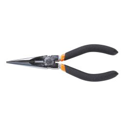 Beta 1166G 200 Pinze a becchi mezzotondi lunghissimi diritti zigrinati manici ricoperti con 2 strati di PVC antiscivolo finitura