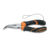 Beta 1168BM-HS 200 Pinze a becchi mezzotondi lunghissimi piegati zigrinati impugnatura bimateriale H-SAFE 011684040