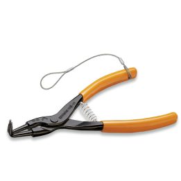Beta 1038HS 175 Pinze a becchi piegati a 90° per anelli elastici di sicurezza per alberi manici ricoperti in PVC H-SAFE 01038401
