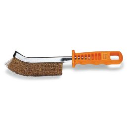 Beta 1737NX Spazzola curva a fili di acciaio ottonato Ø filo 0,3 mm 017370010