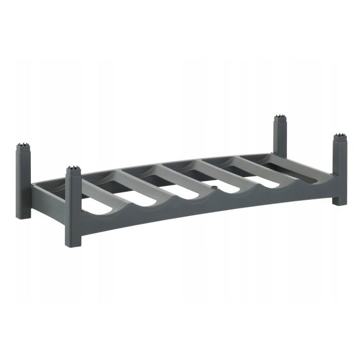 ROTHO Vario Wine Rack Anthracite - Stand for 6 Bottles