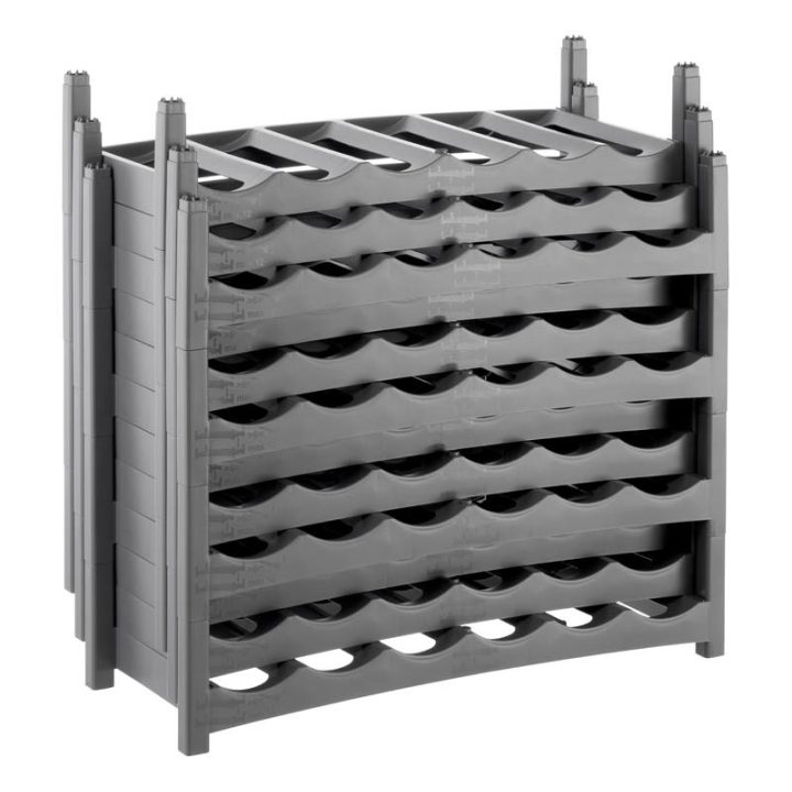 ROTHO Vario Wine Rack Anthracite - Stand for 6 Bottles