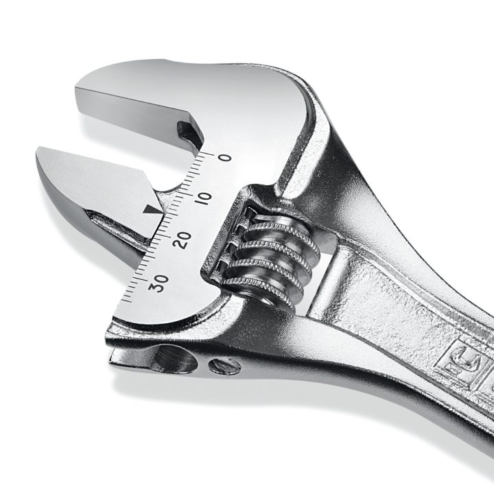 Beta 111E 380 Chiave regolabile a rullino cromata con scala graduata 001110138