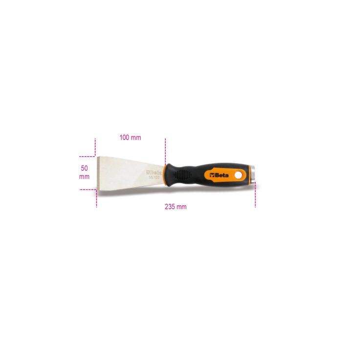 Beta 1479RB/3 Raschietto a battere tipo piatto 014790310