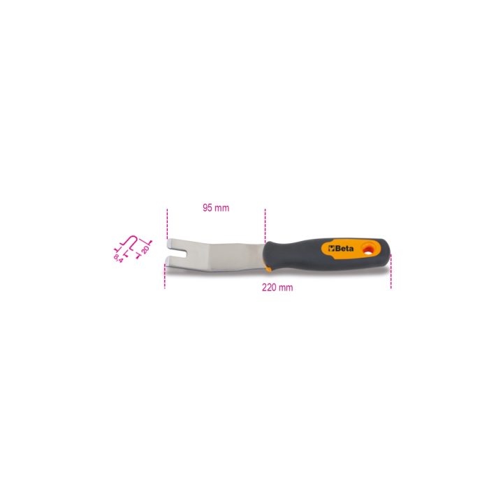 Beta 1479U/32 Levapioli lama inox 014790015