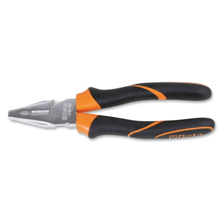 Beta 1150BM 200 Pinze universali cromate lucide con impugnatura bimateriale 011500150