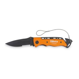 Beta 1778SOS-HS Coltello soccorso auto con funzione martello frangicristallo e tagliacinture di sicurezza H-SAFE • in astuccio 0