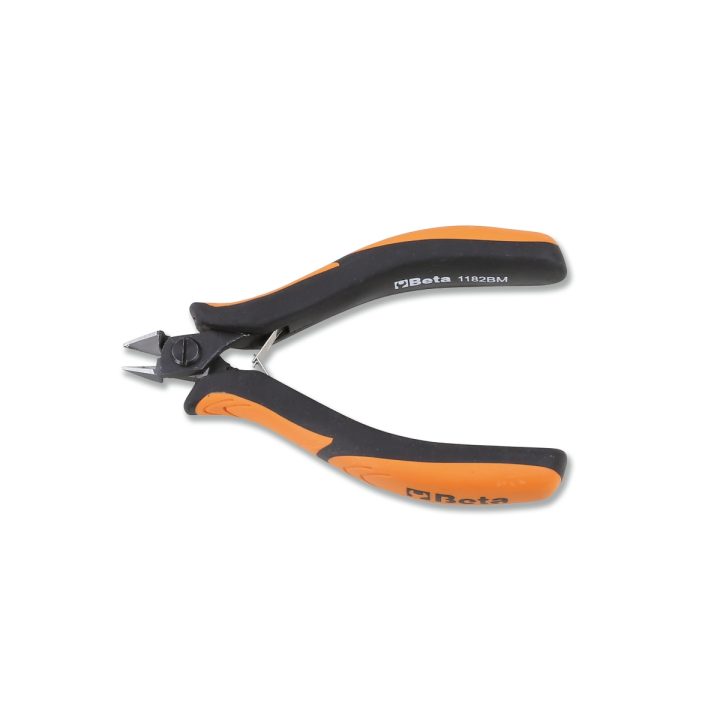 Beta 1185BM /1 Tronchese per elettronica a taglienti diagonali rasi becchi assottigliati impugnatura bimateriale 011850101