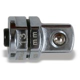 Beta 123Q3/8 Adattatore a sgancio rapido da 3/8" per chiavi a cricchetto da 13 mm cromato 001230313
