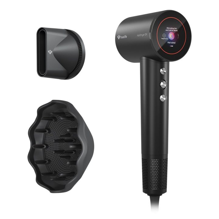 TrueLife HairDryer D9 hair dryer 1600 W Black