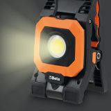Beta 1838CLAMP Faretto a pinza ricaricabile, 4 intensità luminose, orientabile, ricarica USB. 018380310