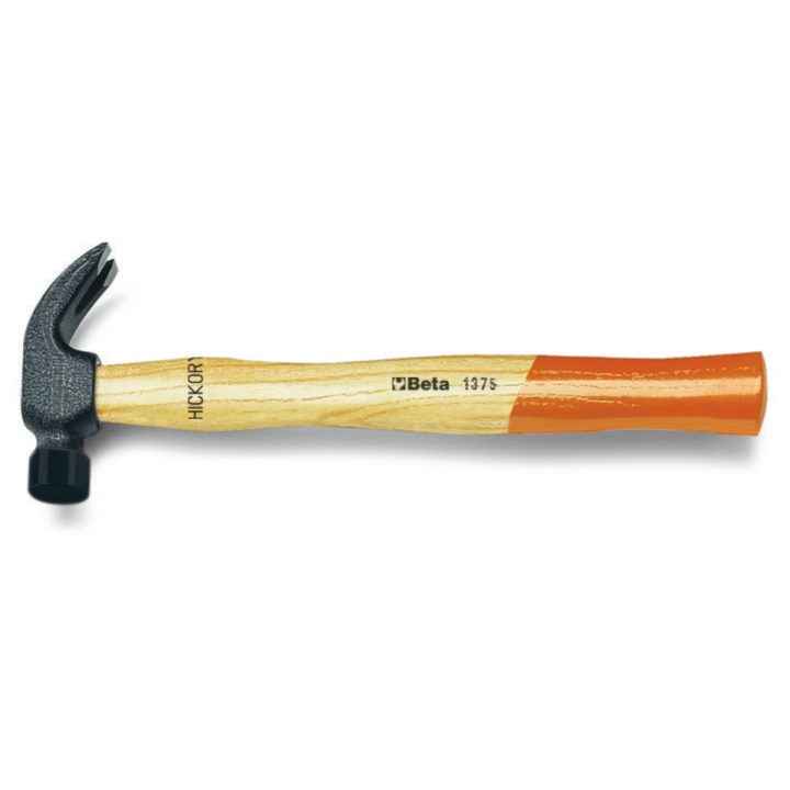 Beta 1375 Martelli con penna a granchio manico in legno 013750000