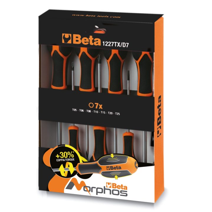 Beta 1227TX/D7 Serie 7 giravite Morphos per viti con impronta Torx® 012270207