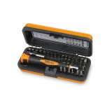 Beta 1256/C36-2 Microgiravite bimateriale con 36 inserti intercambiabili da 4 mm e prolunga magnetica 012560100