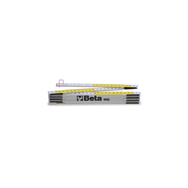 Beta 1690L/2 Metro pieghevole in legno di betulla 016900200