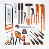 Beta 2109MT ID/1 Borsa portautensili con assortimento di 24 attrezzi per idraulica 021091026