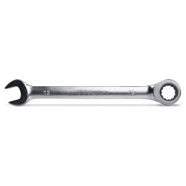 Beta 141 18 Chiavi combinate diritte a forchetta e poligonale a cricchetto cromate 001410018