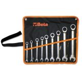Beta 141/B9 Serie di 9 chiavi combinate a cricchetto diritte (art. 141) in busta 001410069