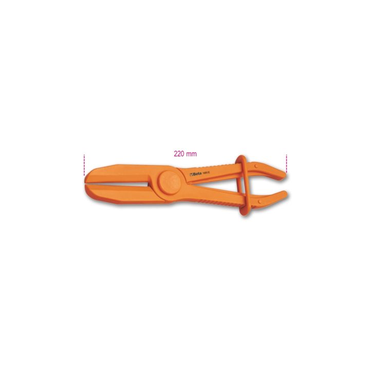 Beta 1481PL/C Pinza in plastica per occlusione tubi e manicotti 014810130