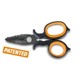 Beta 1128BAX Forbici per elettricisti con profili a fresa in acciaio inox rivestito in DLC 011280088