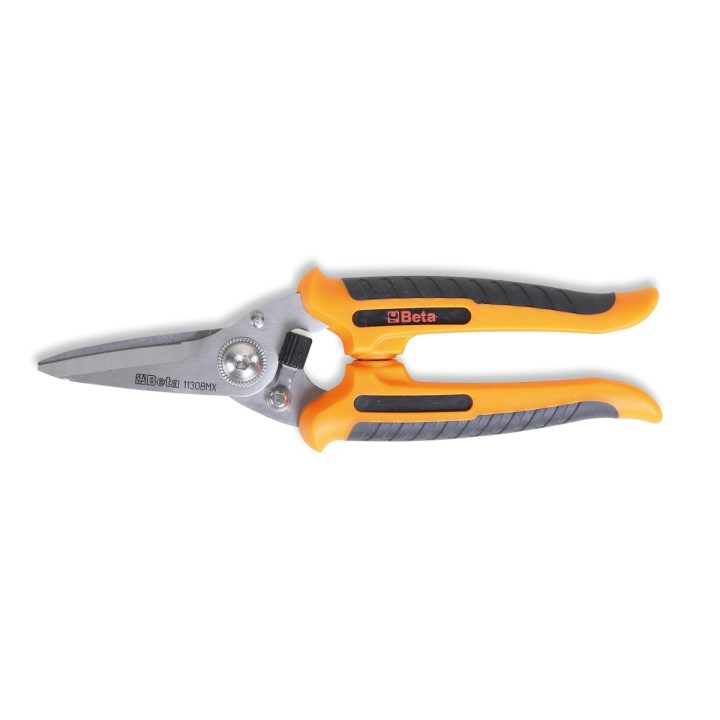 Beta 1130BMX Forbici multiuso lame diritte in acciaio inossidabile con microdentatura 011300002