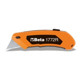 Beta 1772R Cutter a lama trapezoidale retrattile, fornito con 5 lame 017720006