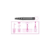 Beta 1430/6 Estrattori conici per viti e prigionieri destrorsi danneggiati in acciaio legato 014300024