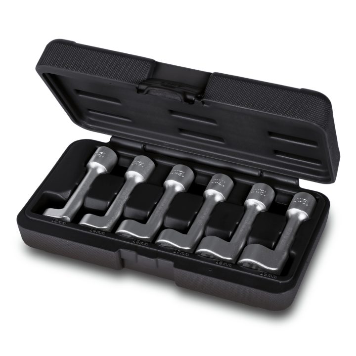 Beta 1462CF/C6 Serie di 6 chiavi poligonali aperte per raccordi carburante iniettori 014620006