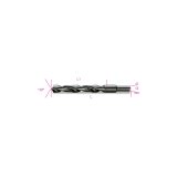 Beta 410A 17,00 Punte elicoidali cilindriche serie corta in acciaio HSS rullate brunite con codolo ridotto di 13mm 004100293