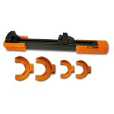 Beta 1555/QS Pressore per molle ammortizzatori Mac Pherson ed equivalenti con quattro staffe e protezioni corpo 015550005