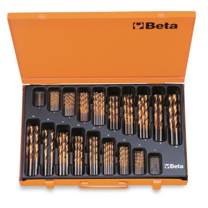 Beta 414/C116 Serie di punte elicoidali cilindriche (art. 414) in cassetta 004140450